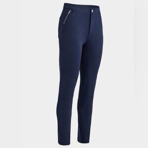 NWT G/Fore G4 Ponte Double Knit Moto Legging Navy Pants Women’s Size 0‎